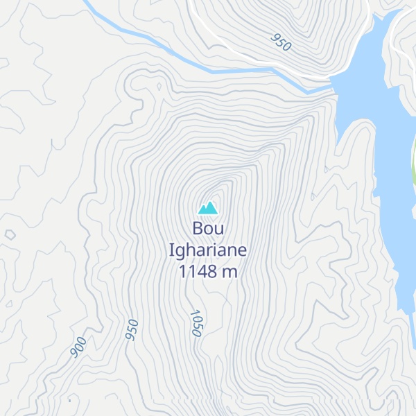 Map of Bou Ighariane