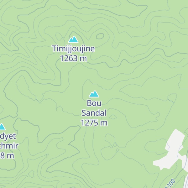 Map of Bou Sandal