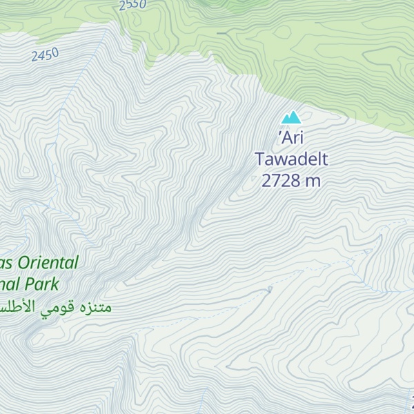 Map of Tawrirt-n-Ighajd