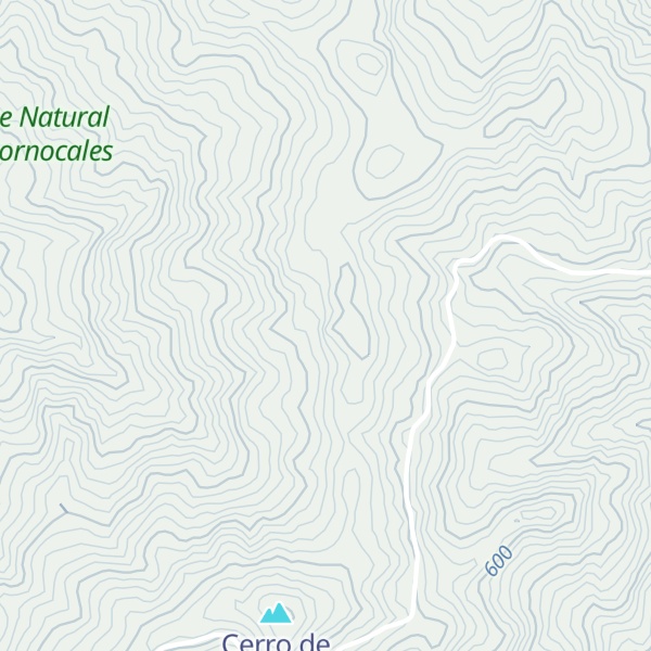 Map of Cerro del Cándalo