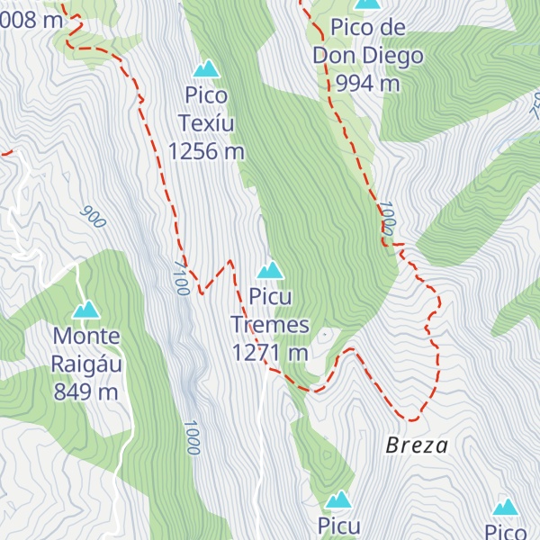Map of Picu Tremes
