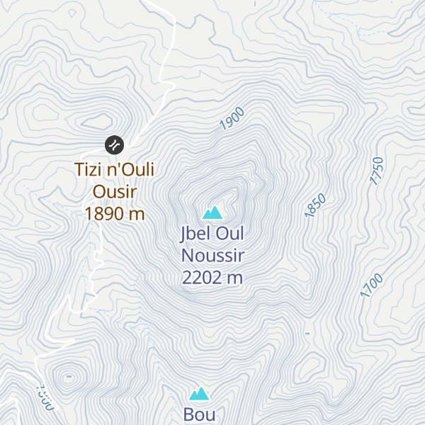 Map of Jbel Oul Noussir