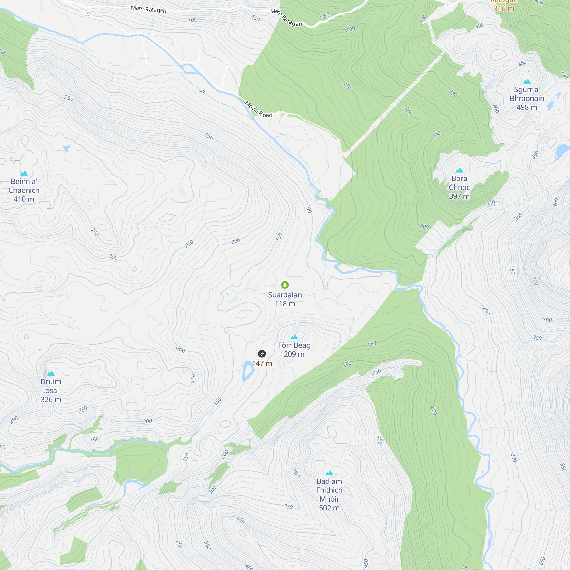 Suardalan map