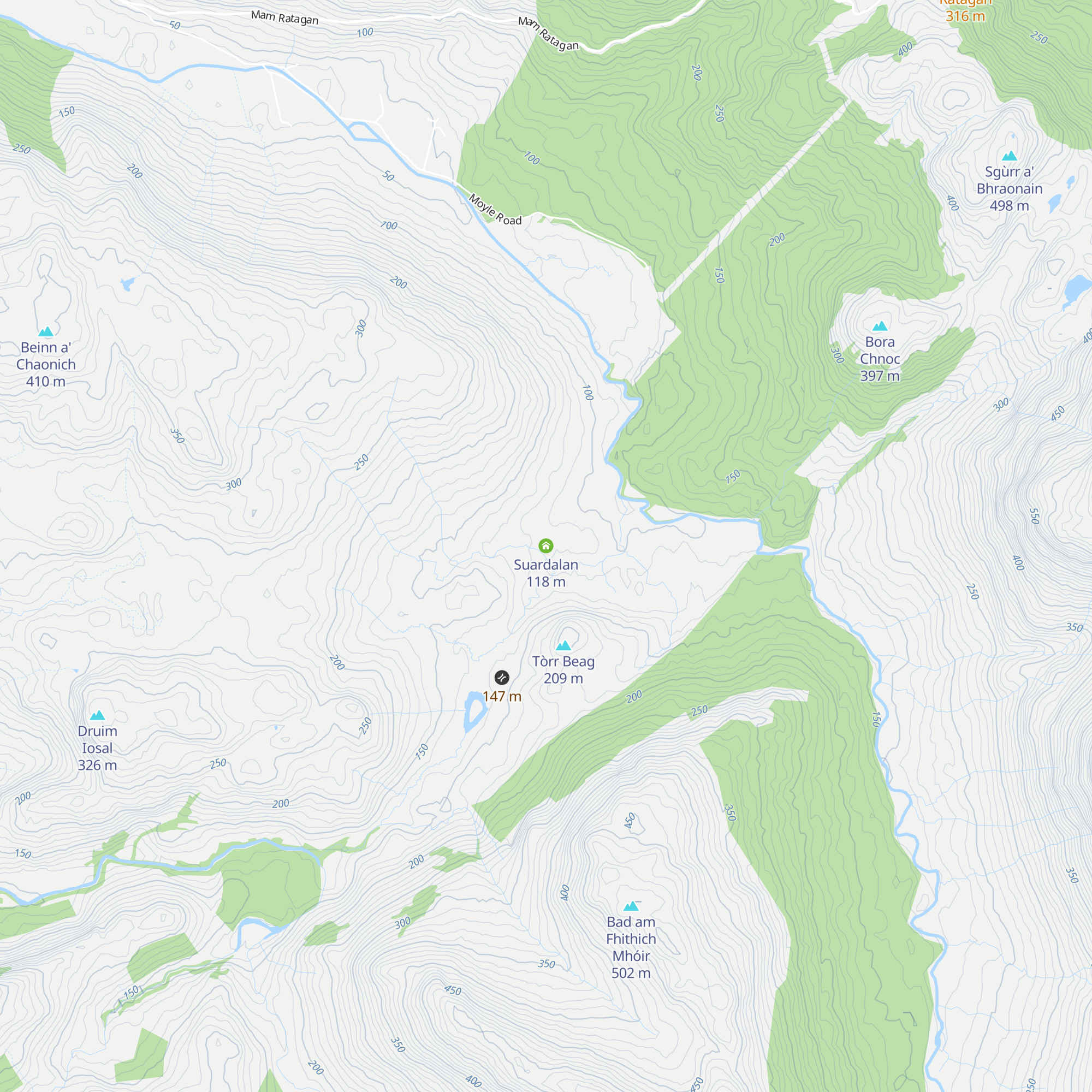 Suardalan map