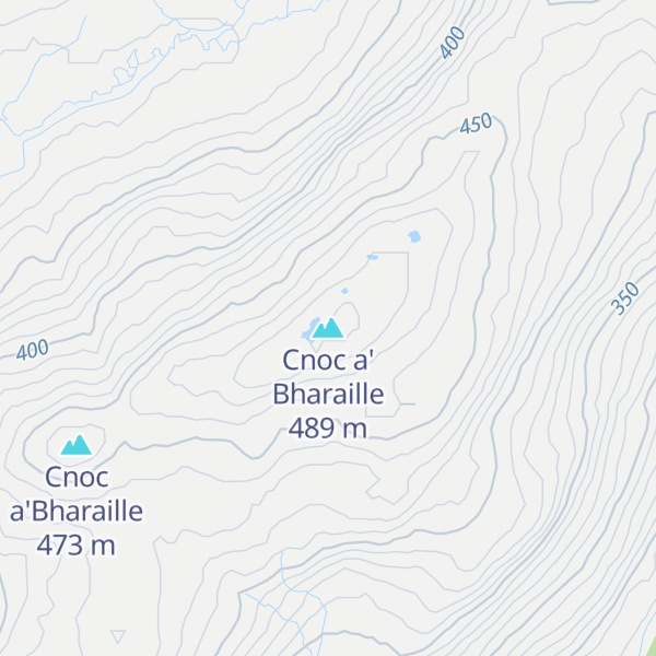 Map of Cnoc a' Bharaille