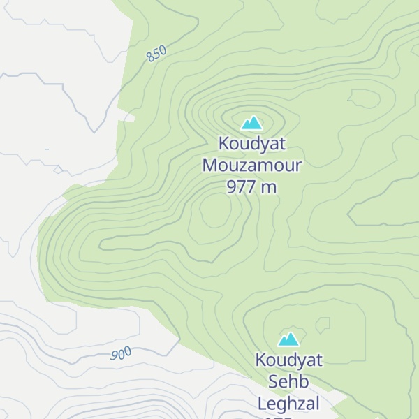 Map of Koudyat Mouhamar