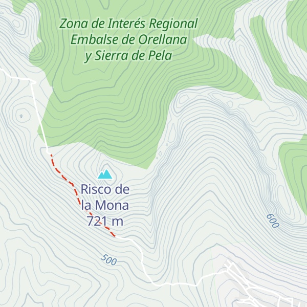 Map of Sierra de Pela