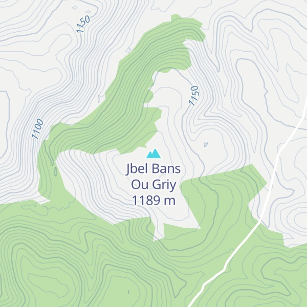 Map of Jbel Bans Ou Griy