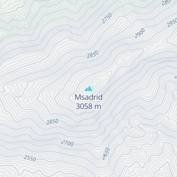 Map of Msadrid