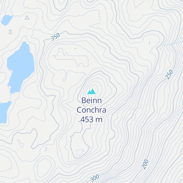 Map of Beinn Conchra