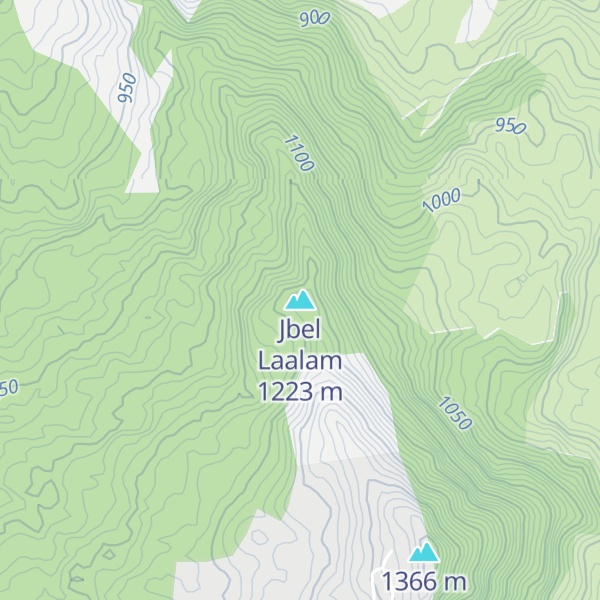 Map of Jbel Laalam