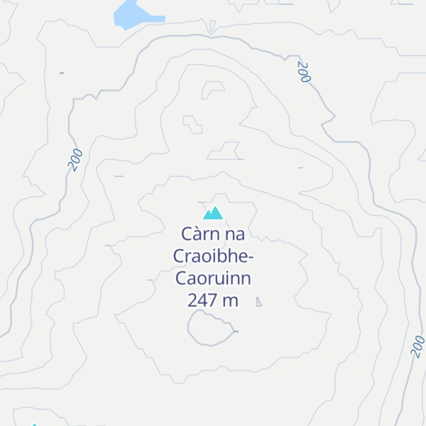 Map of Càrn na Craoibhe-Caoruinn