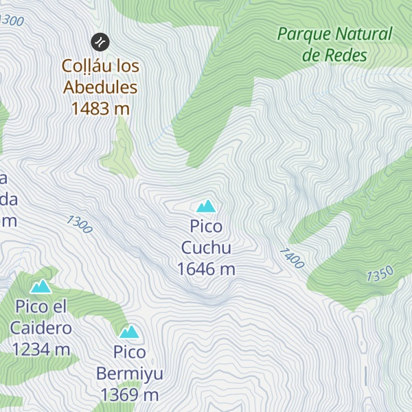 Map of Pico Cuchu