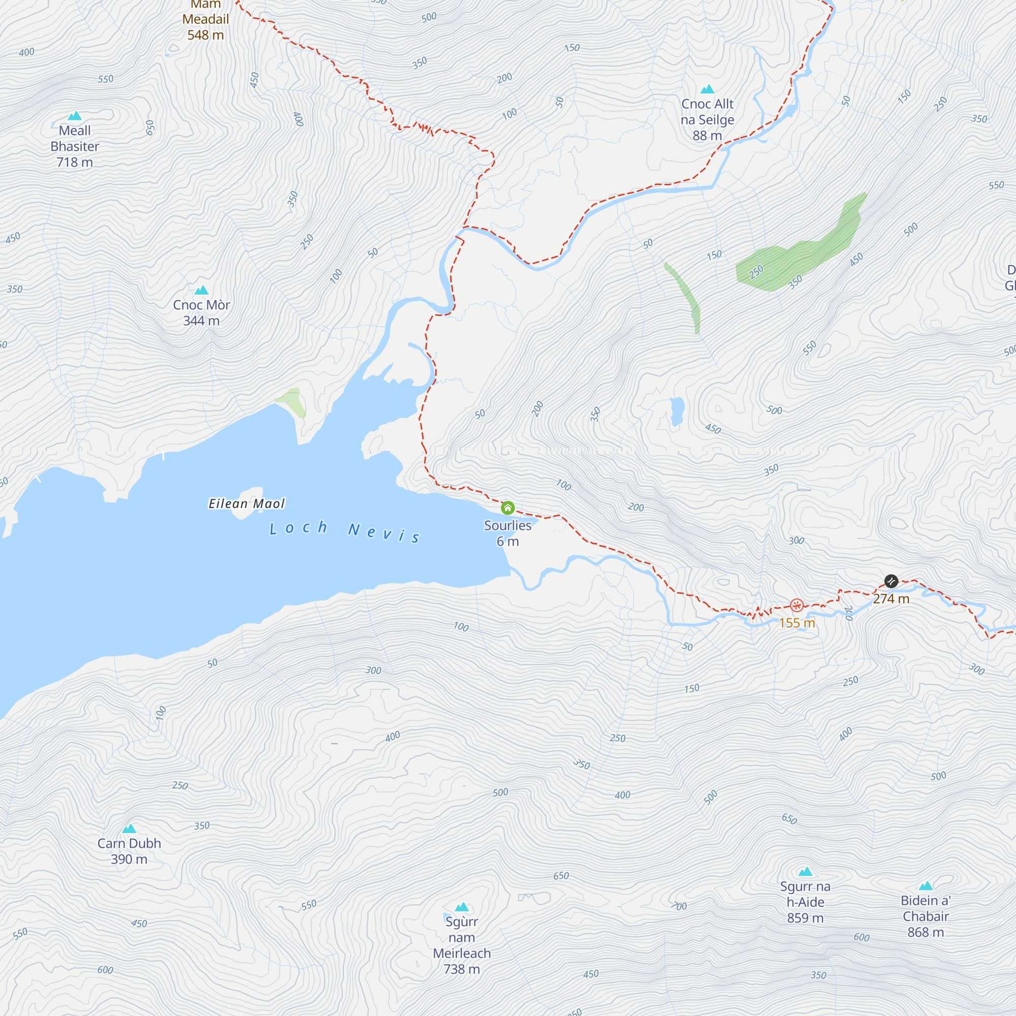 Sourlies map