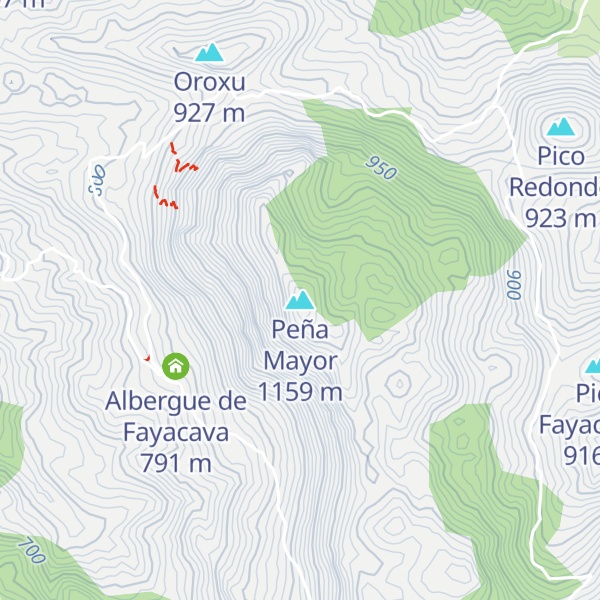 Map of Peña Mayor