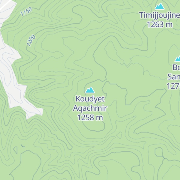 Map of Koudyet Aqachmir