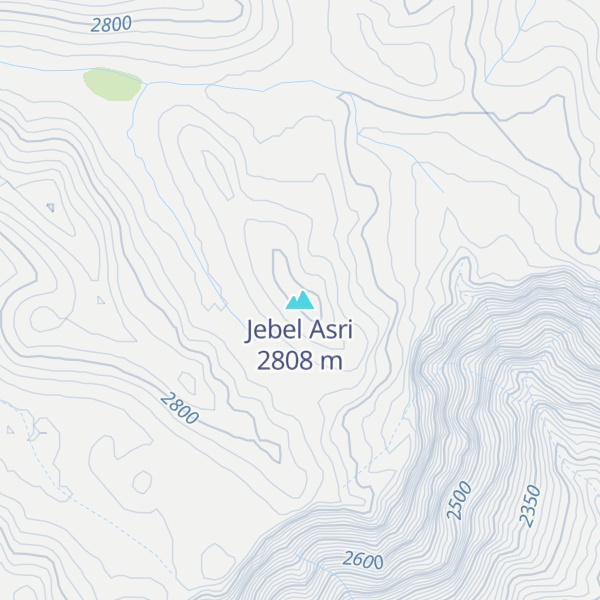 Map of Jebel Asri