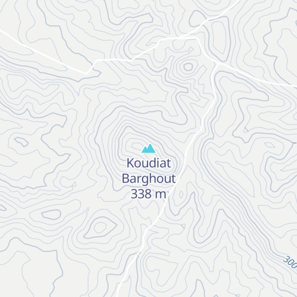 Map of Koudiat Barghout
