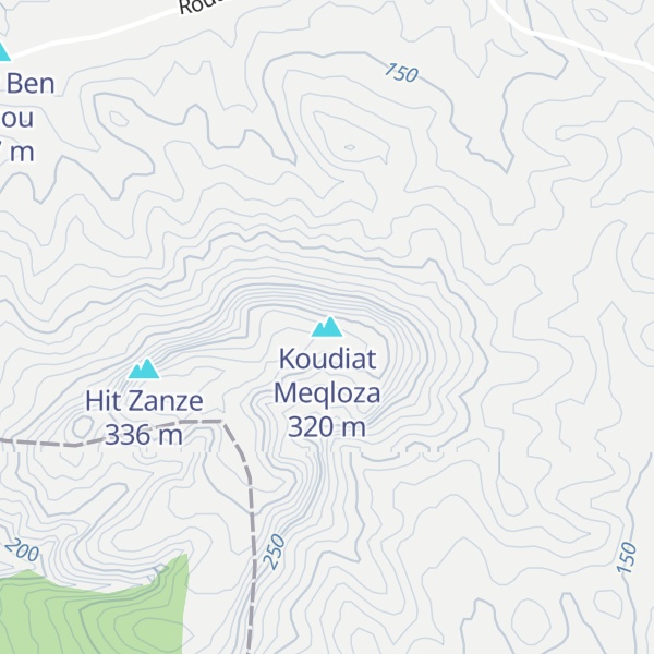 Map of Koudiat Meqloza