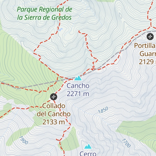 Map of Cancho