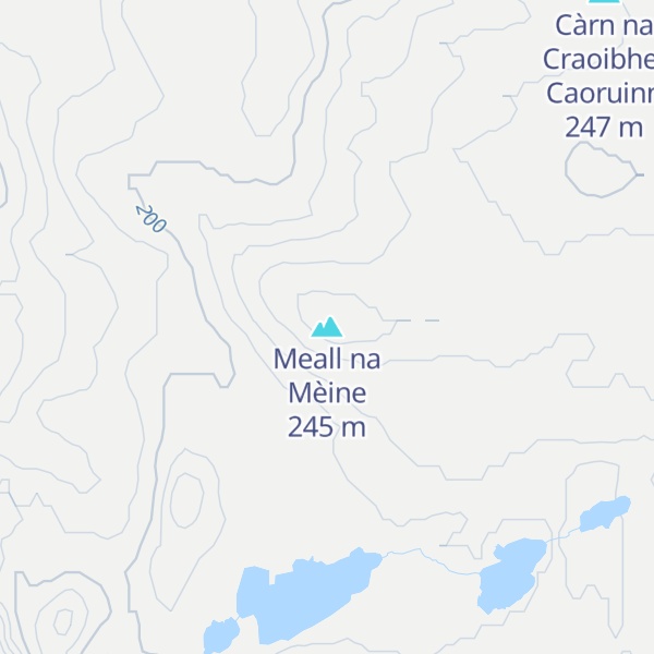 Map of Meall na Mèine