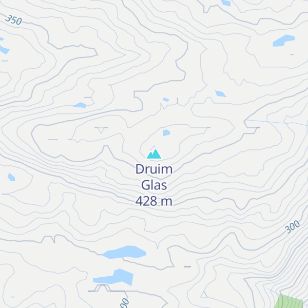 Map of Druim Glas