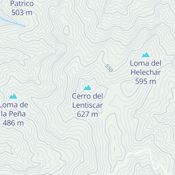 Map of Cerro del Lentiscar