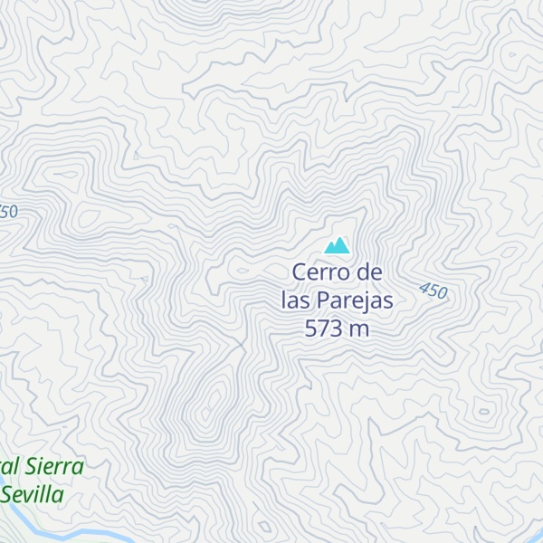 Map of Cerro de Onza