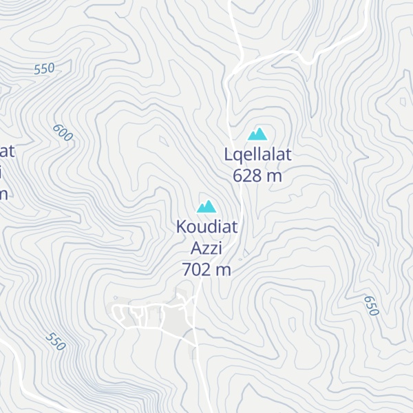 Map of Koudiat Azzi