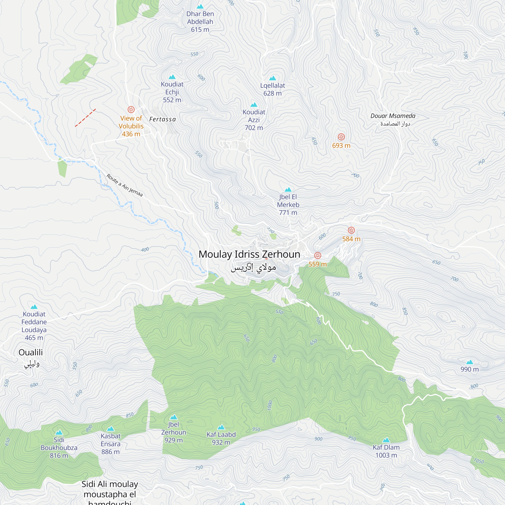 Gîte El Menzeh map