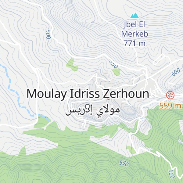 Map of Gîte El Menzeh