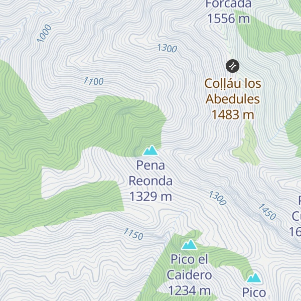 Map of Pena Reonda