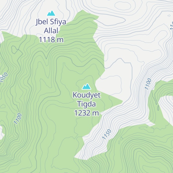 Map of Koudyet Tigda