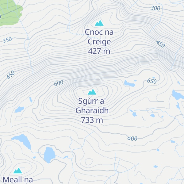Map of Sgùrr a' Gharaidh