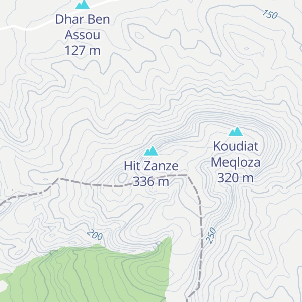 Map of Hit Zanze