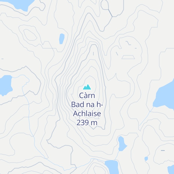 Map of Càrn Bad na h-Achlaise