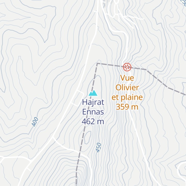 Map of Hajrat Ennas