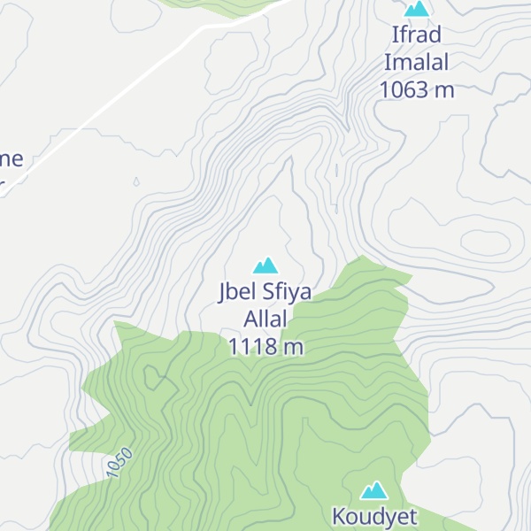 Map of Jbel Sfiya Allal