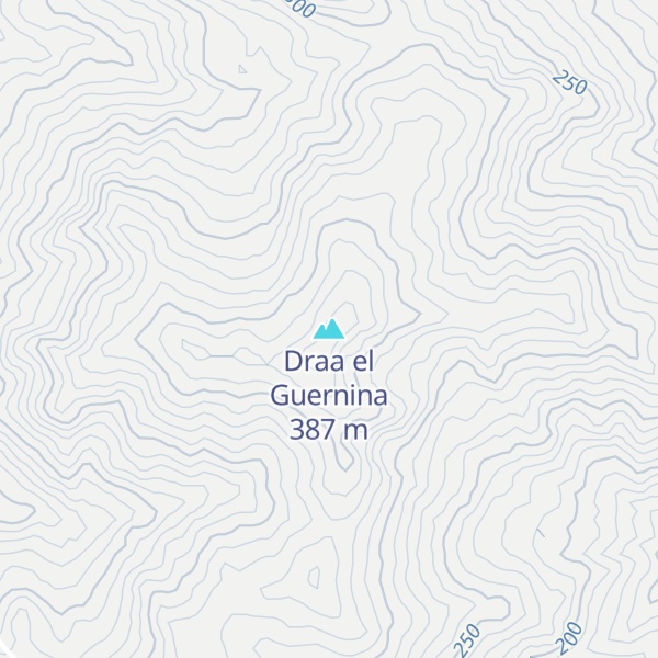 Map of Draa el Guernina
