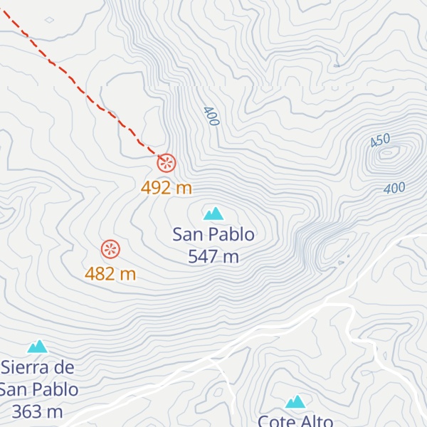 Map of San Pablo