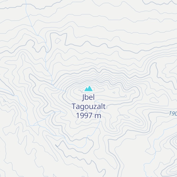 Map of Jbel Tagouzalt