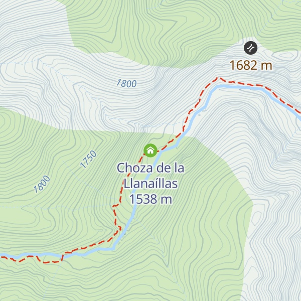Map of Choza de la Llanaíllas