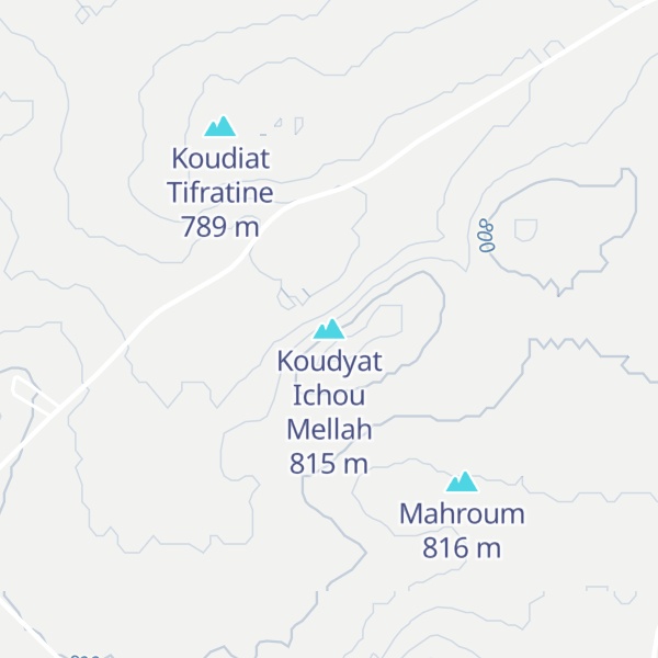 Map of Koudyat Ichou Mellah