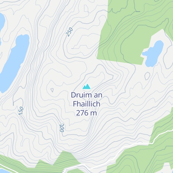 Map of Druim an Fhaillich
