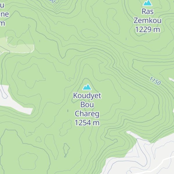 Map of Koudyet Bou Chareg