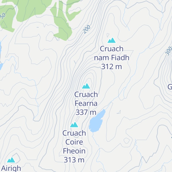 Map of Cruach Fearna