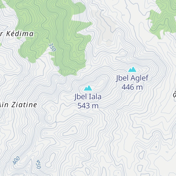 Map of Jbel Iala