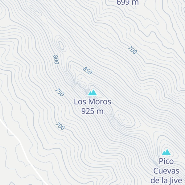 Map of Los Moros