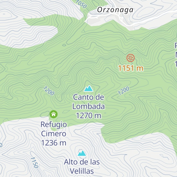Map of Canto de Lombada
