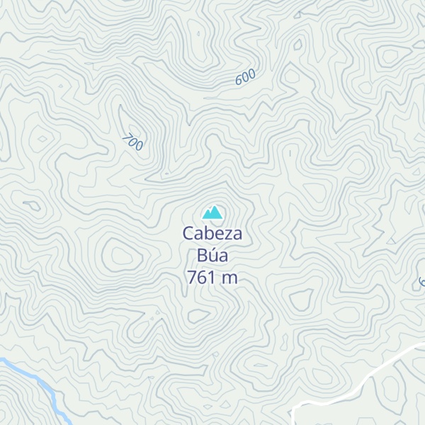 Map of Cabeza Búa